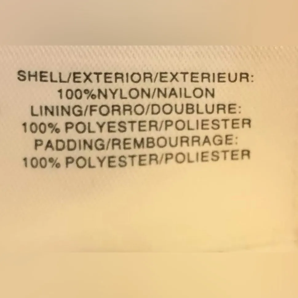Anne Klein Quilted Floral Chianti Burgundy Trench Coat Jacket Nylon - Image 14