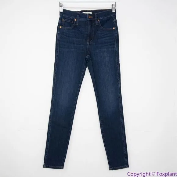 NEW Madewell 10" High-Rise Skinny Jeans in Hayes Wash, 26‎ - Image 4