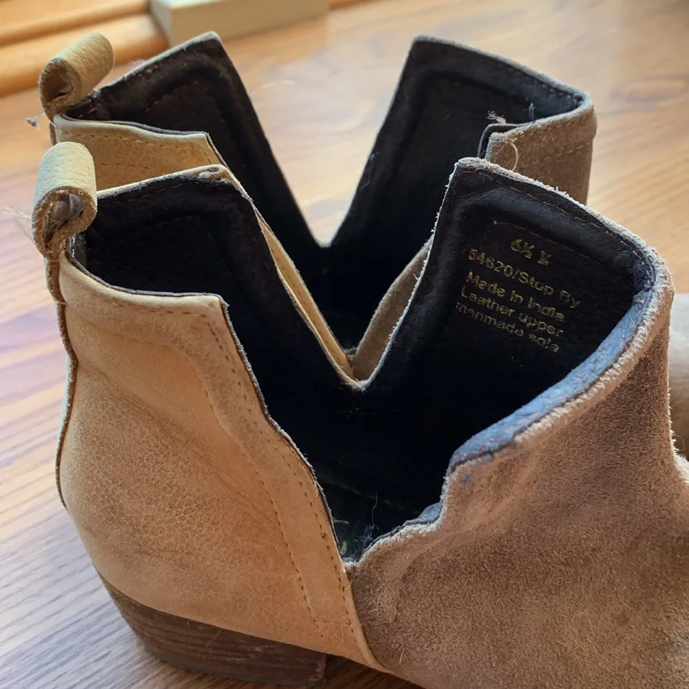 Diba True Leather Booties Shoes Women Brown Size 6.5 Ankle Shoes Winter Chic - Image 7