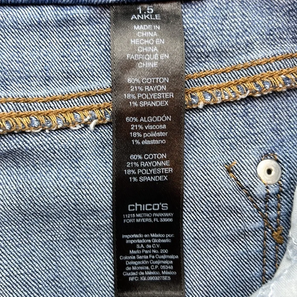 Chico’s So Slimming Girlfriend Ankle  Size 1.5 - Image 10