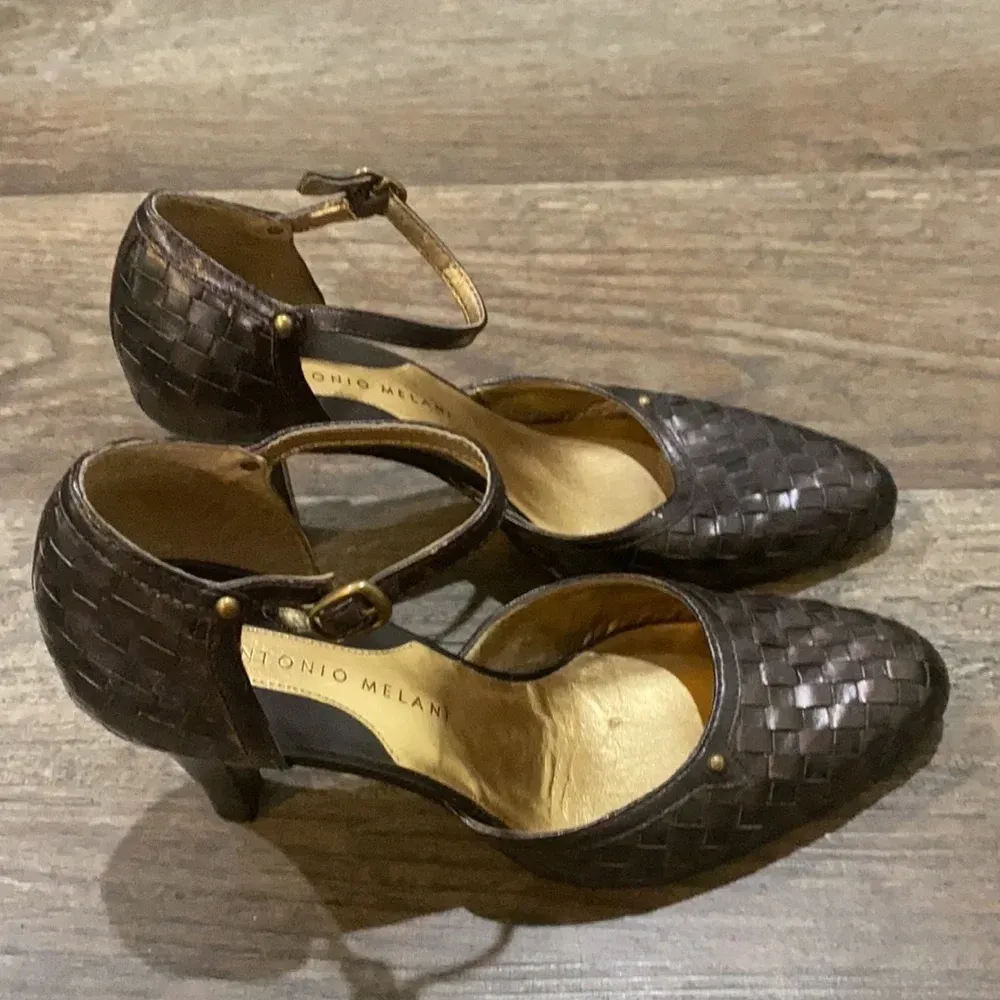 WILL NOT TAKE LESS  Classy Woven-Like Antonio Melani Heels - Image 7