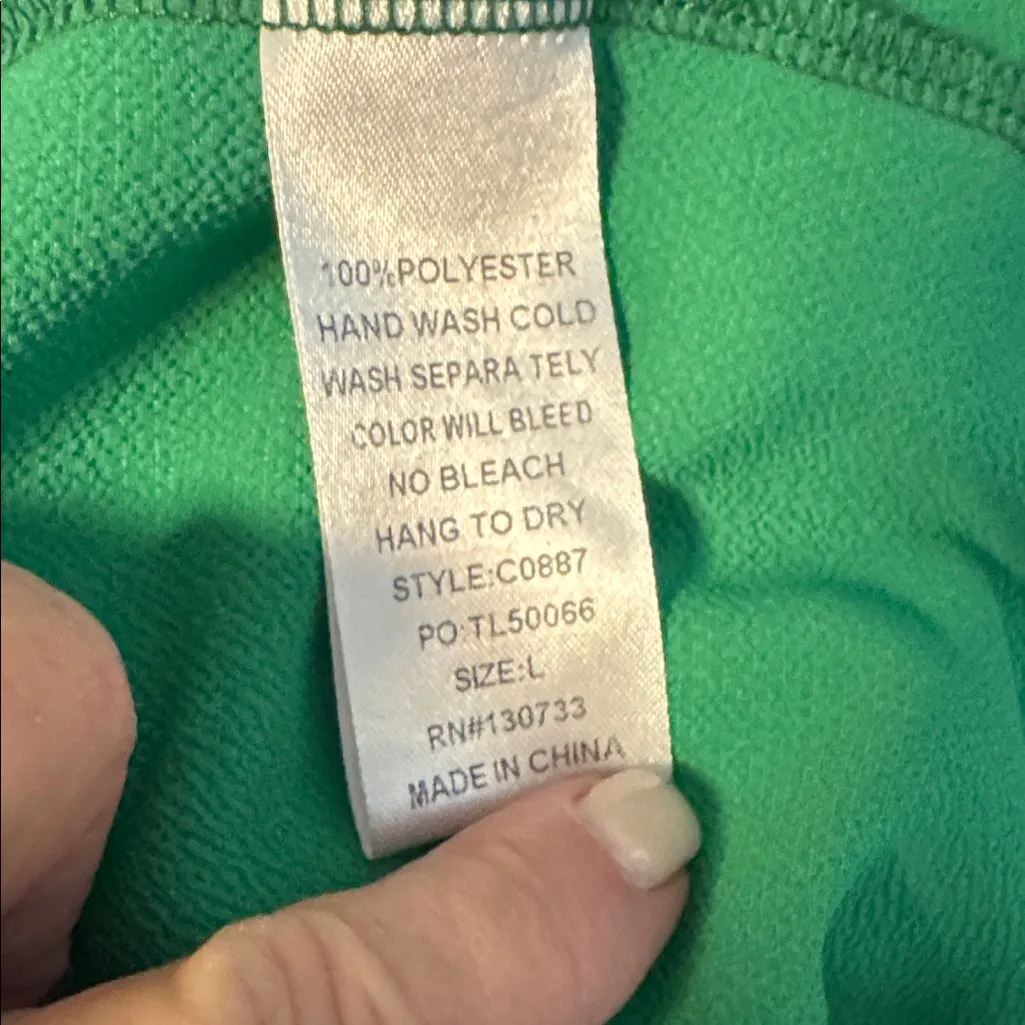 Umgee Emerald Green Blouse with Ruffle Sleeves - Image 3