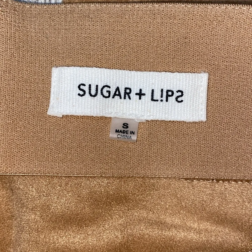 Sugar + Lips caramel color riding pants size small - Image 2