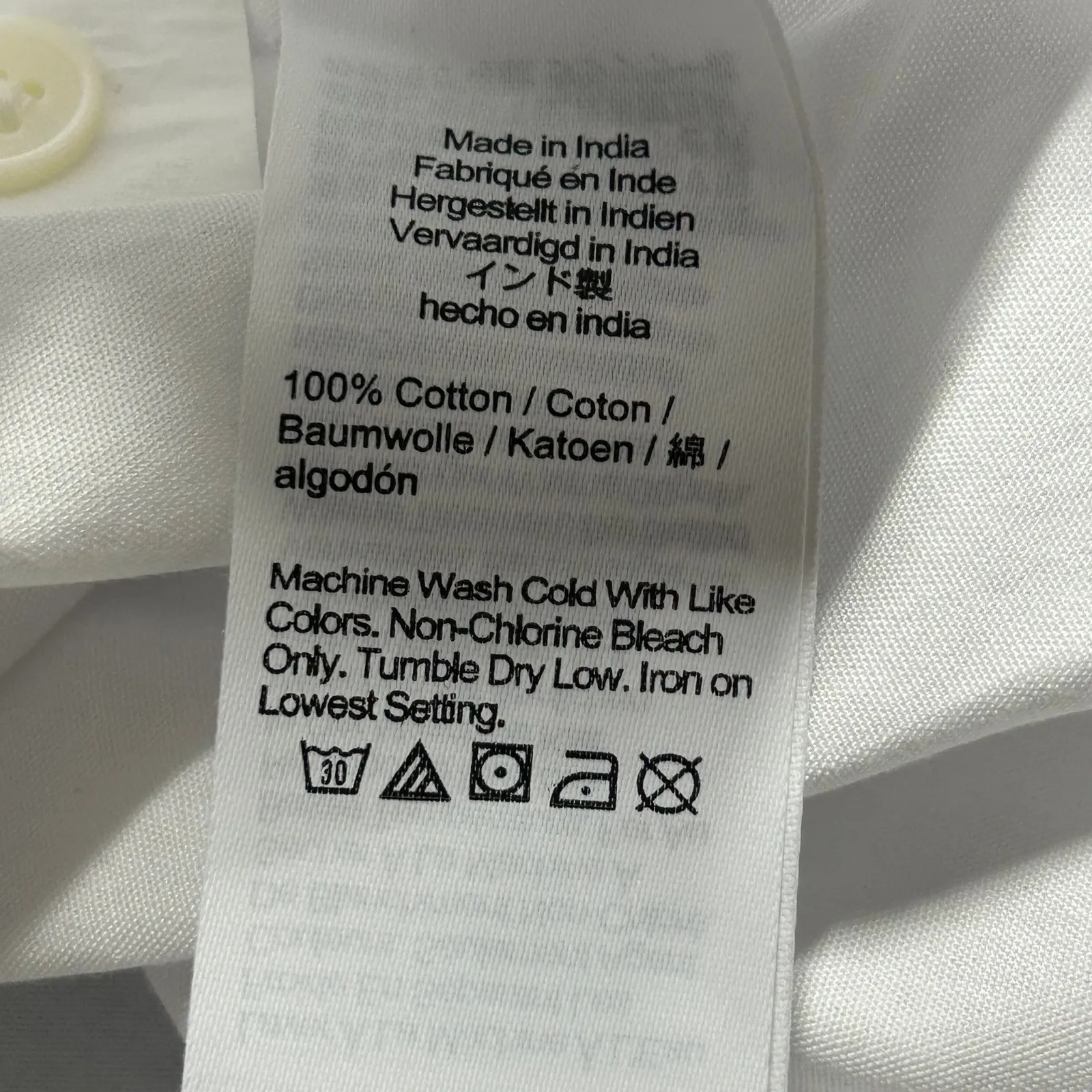 Madewell Women's Oversized White Button Up Cotton Long Sleeve Shirt XS New - Image 11