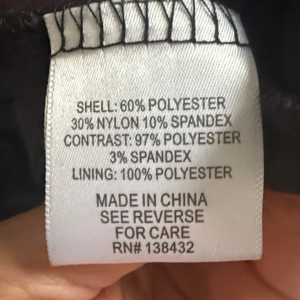 Modcloth Black Long Sleeve Maxi Dress Size XL Velvet Floral Embossed Evening - Image 11