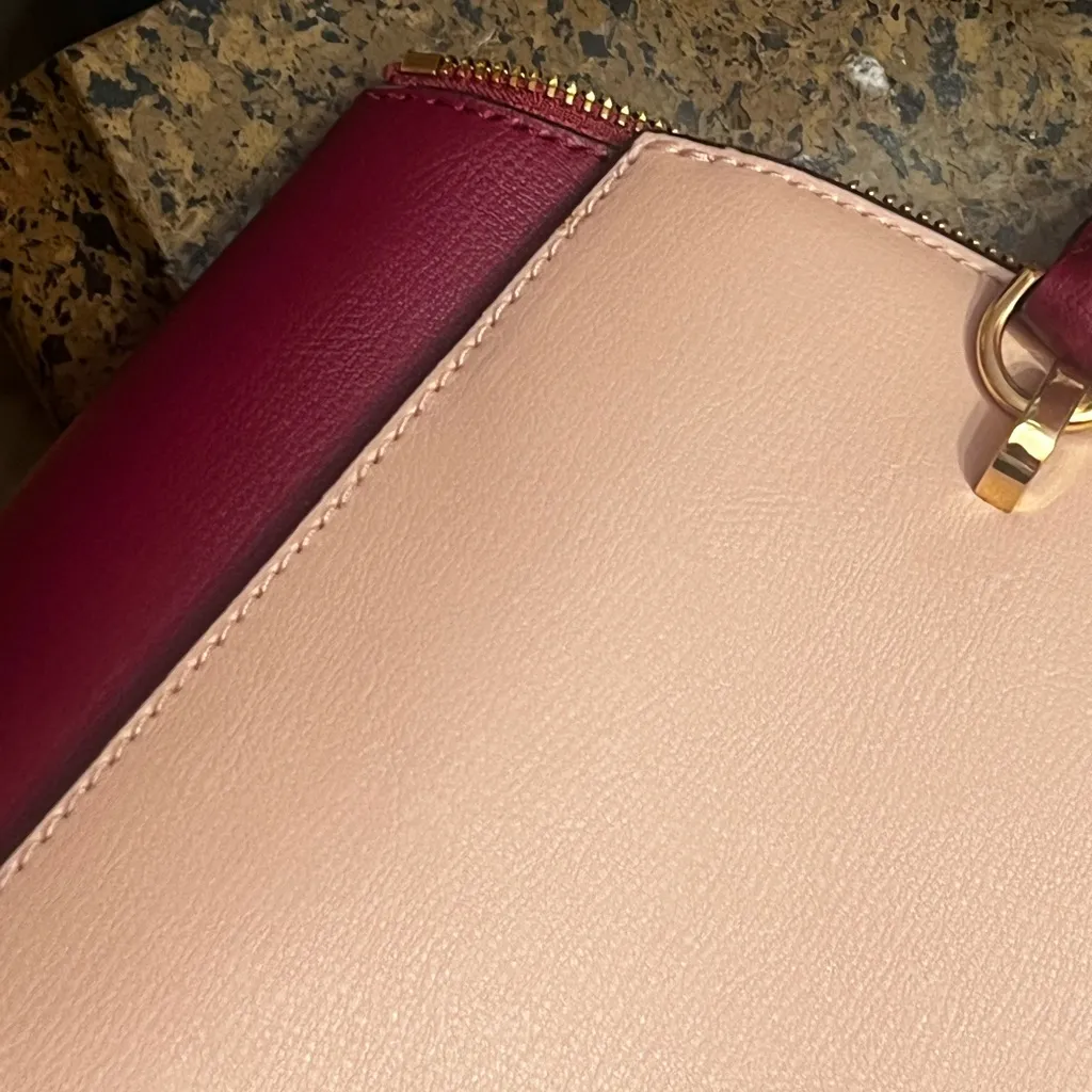 Michael Kors Ellis two-tone leather satchel - Image 5