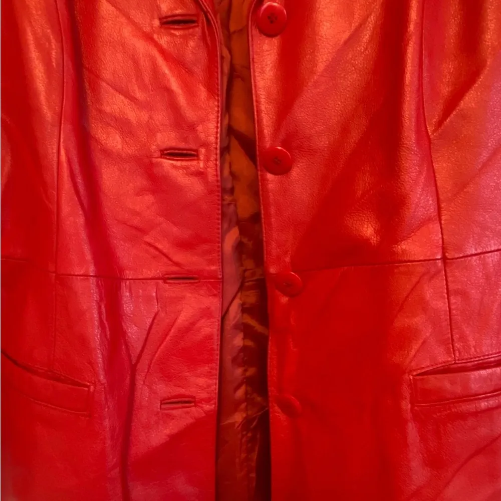 Genuine red leather jacket | Danier Canada - Image 2