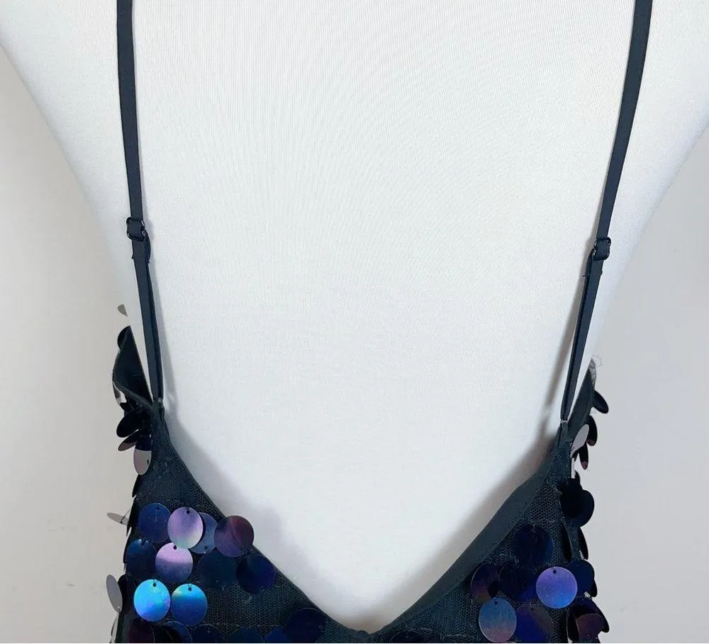 Elliatt Margaret  iridescent paillette embellishments Mini Dress - Image 5