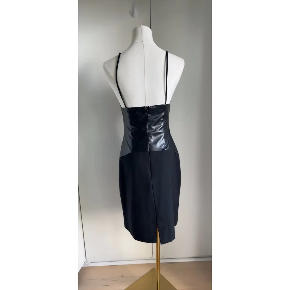 90s Hugo Buscati Collection Designer Little Black Dress Size 4 Sexy Cocktail - Image 6