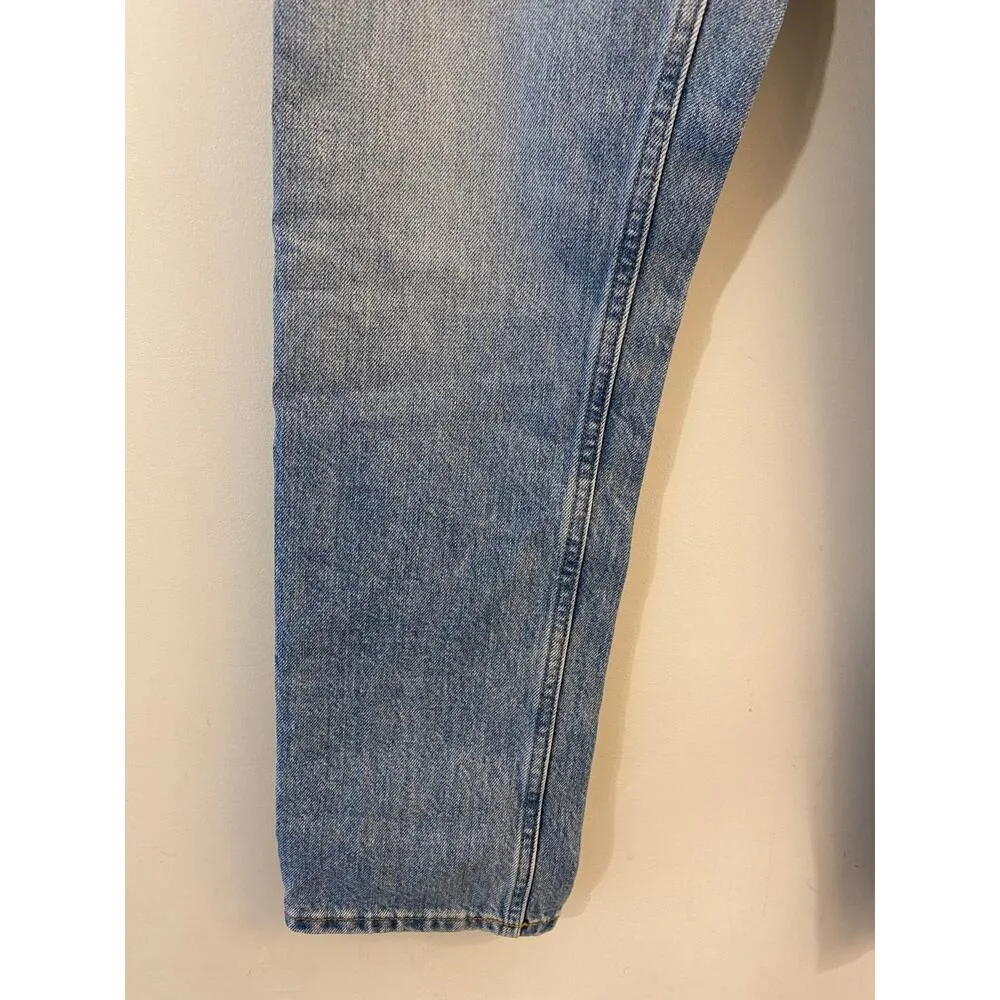 Everlane The Cheeky Jean Denim Light Blue Wash 25 Regular 100% Cotton High Rise - Image 3