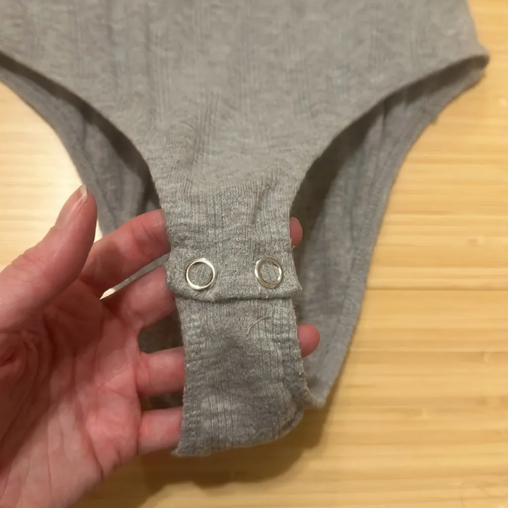 Juniors' SO® Henley Pointelle Bodysuit - Image 4