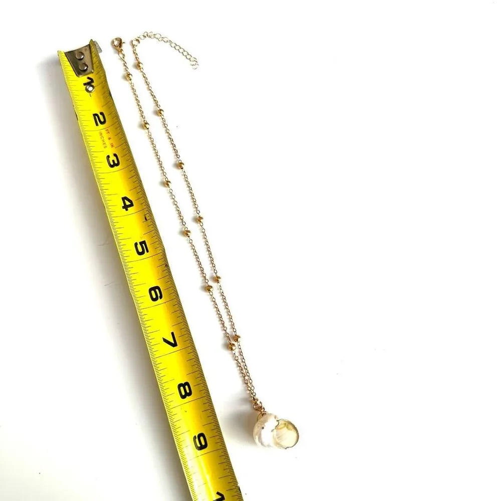 Vintage conch shell pendant necklace - Image 6