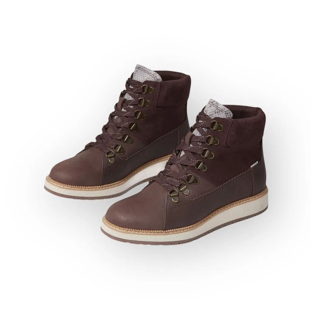 new Tom’s ☀︎︎ Mesa Waterproof Leather Bootie Hiking Boot ☀︎︎ Penny Brown ☀︎ 6.5M - Image 15