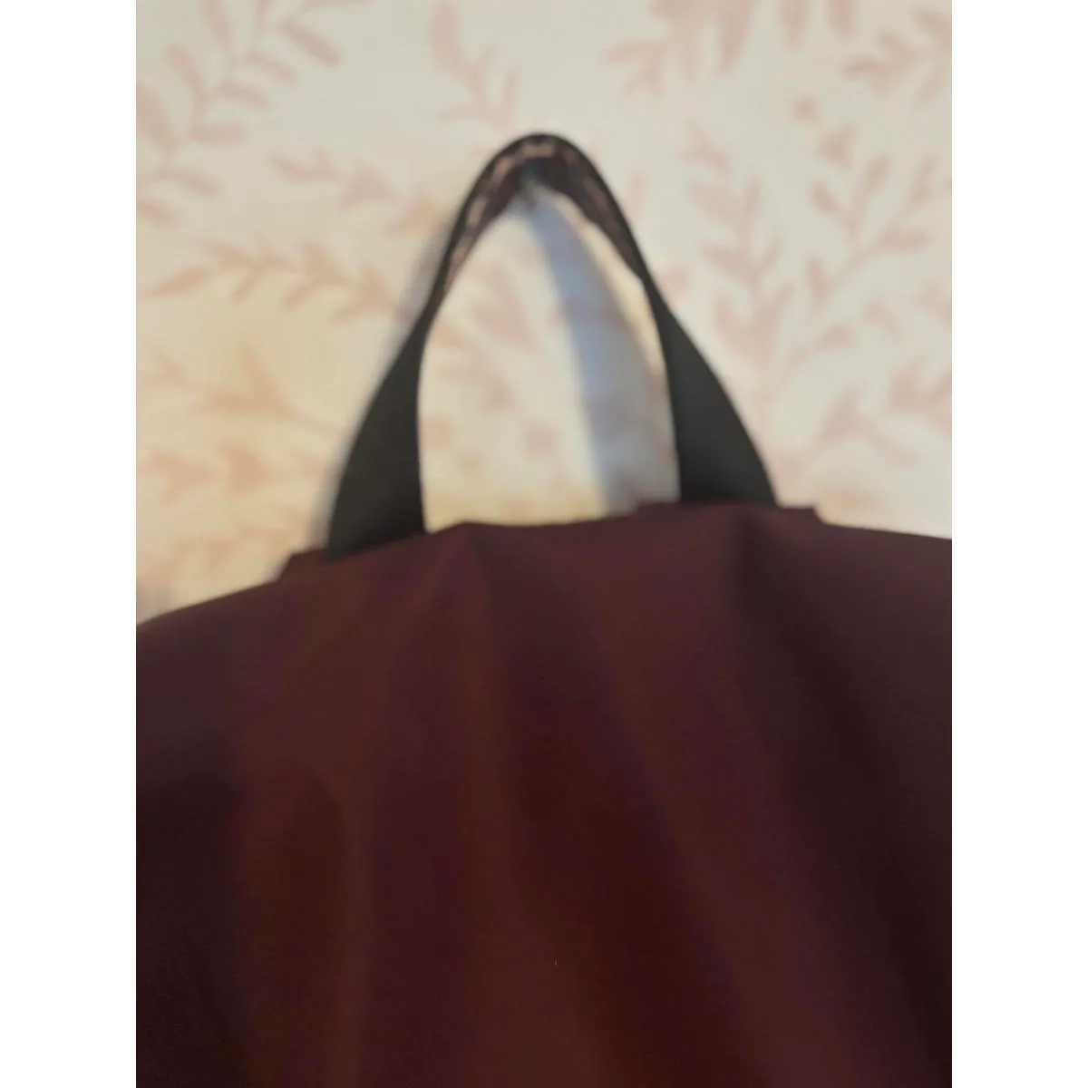 Rebecca Minkoff Maroon Nylon Backpack Pocket  Drawstring - Image 5