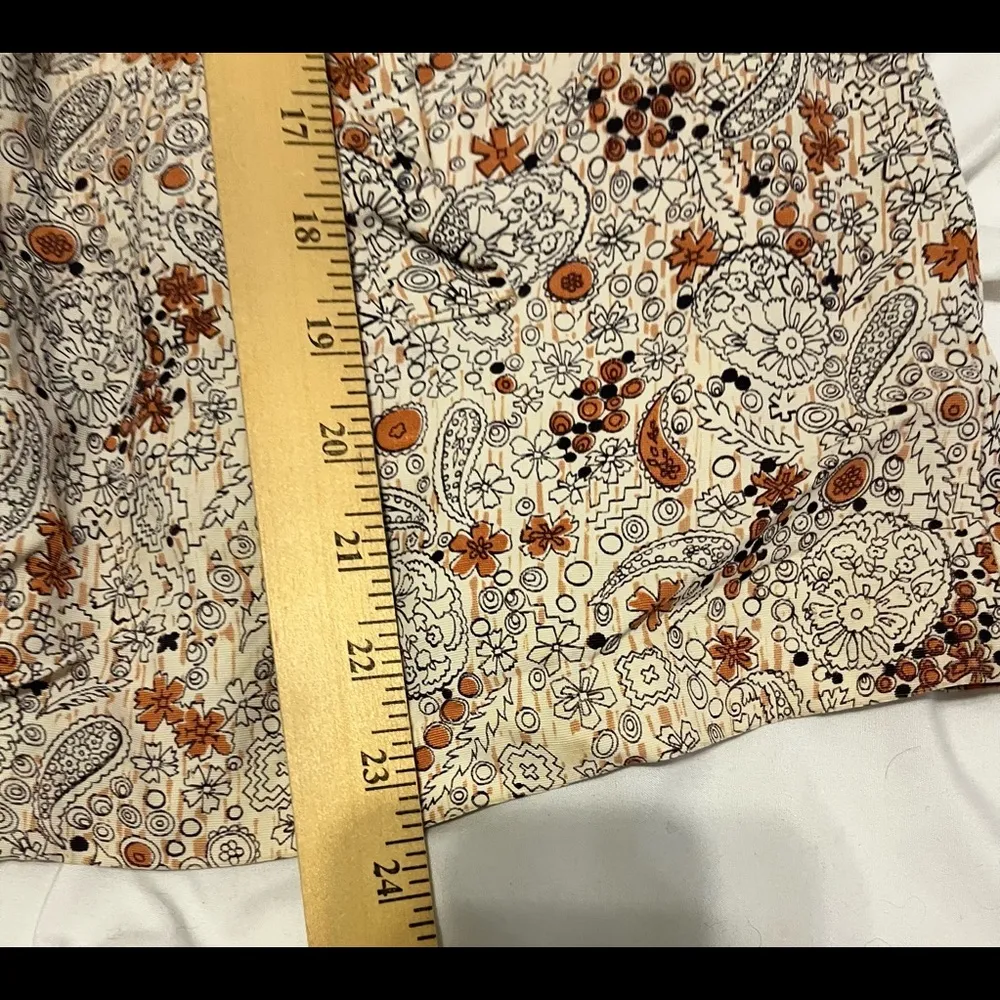 Phil jacobs vintage flower print button down shirt measurements in pictures Size undefined - Image 6