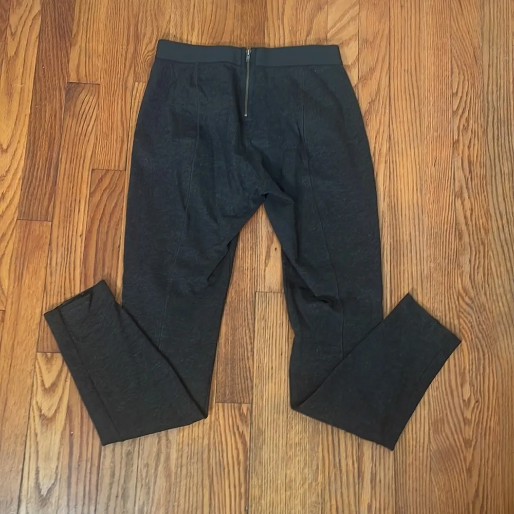 J Crew Pixie Structured Leggings Pants Size‎ 4r charcoal - Image 4