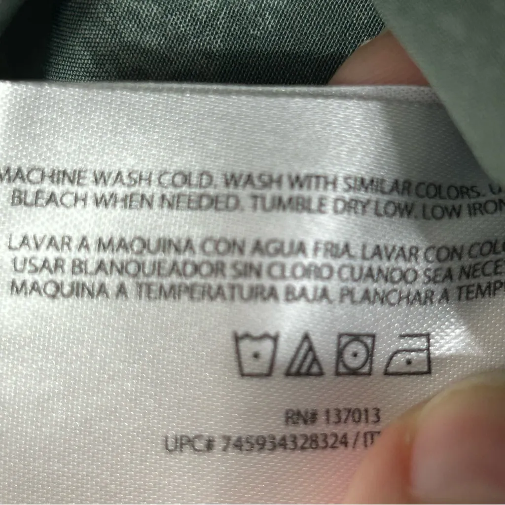 ORVIS Green Camo Embossed Travel 4 Way Stretch Skort Size M - Image 5