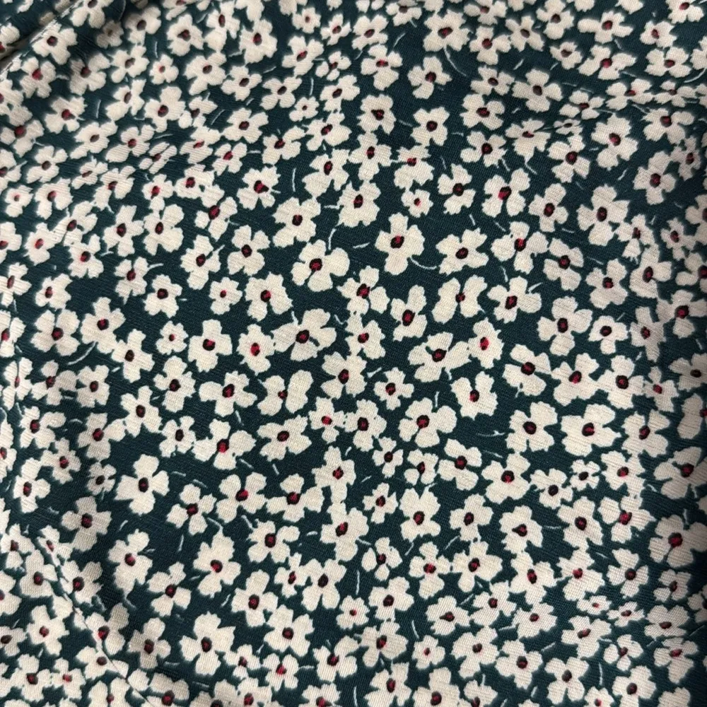 Piper & Scoot The Egan Flutter Sleeve Floral Dress in Hunter Green, Size S​​ Green - Image 2