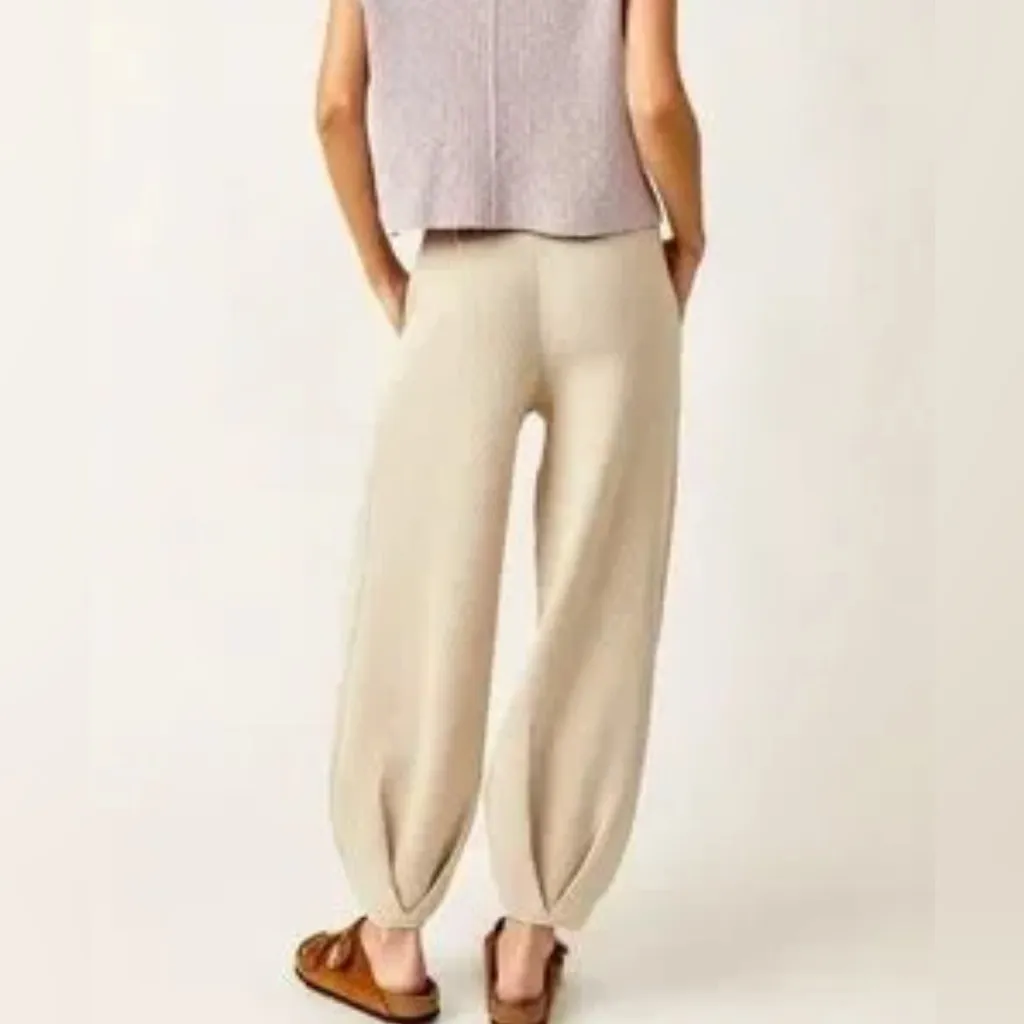 NEW Free People Beach freya Knit Pants Large - Image 4
