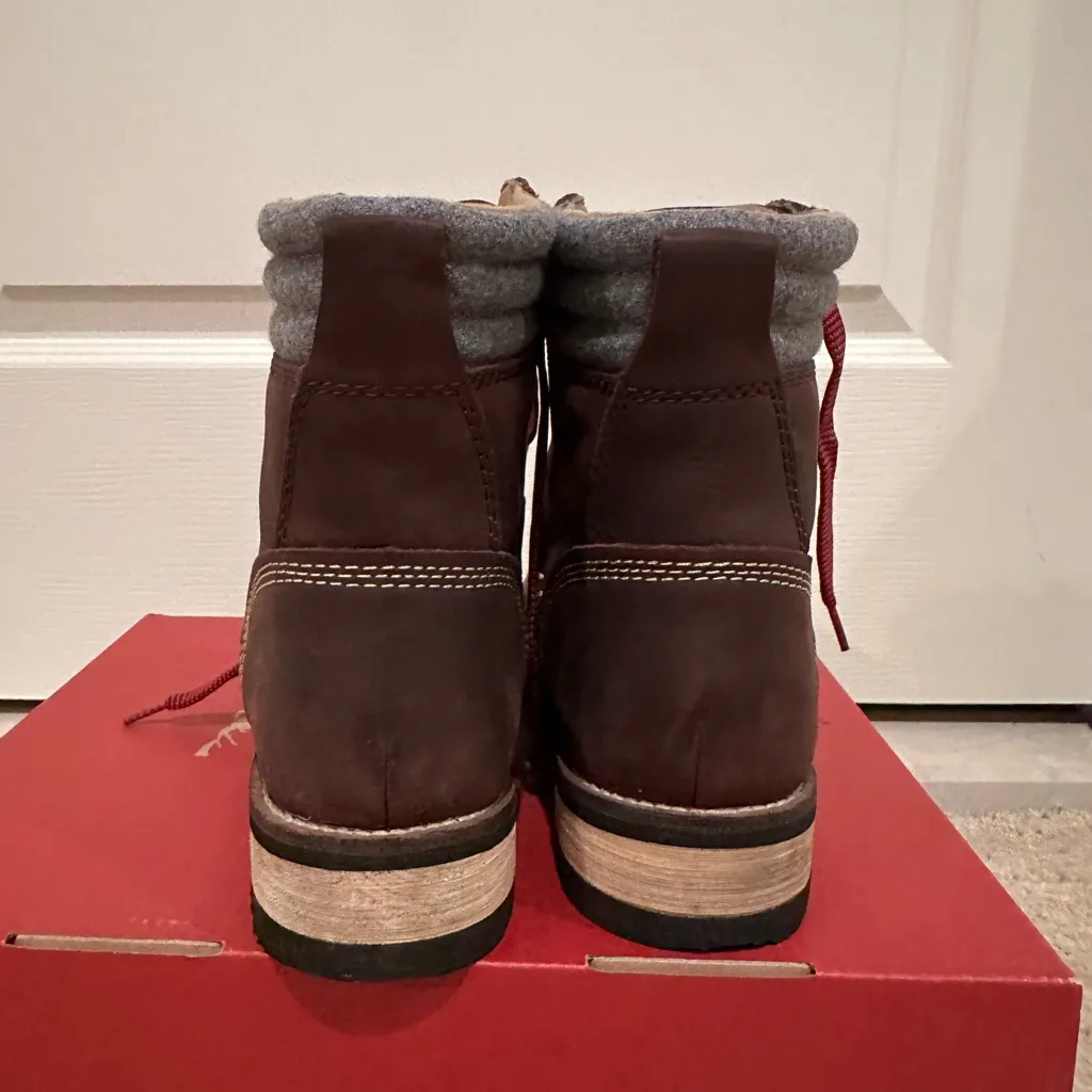 Kodiak Surrey II Brown Leather Boots Size 8 - Image 5