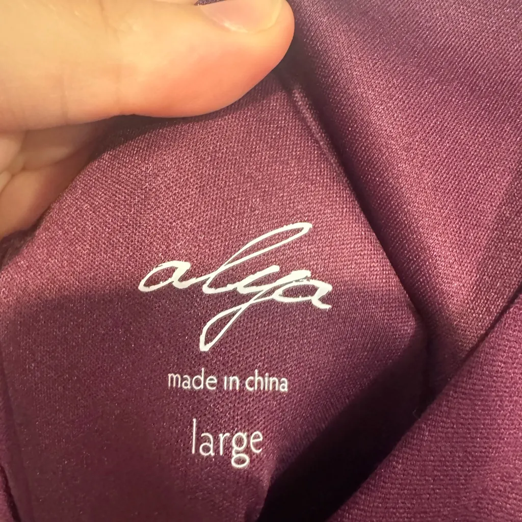 Purple with black‎ lace Alya thick strap dress - Image 3