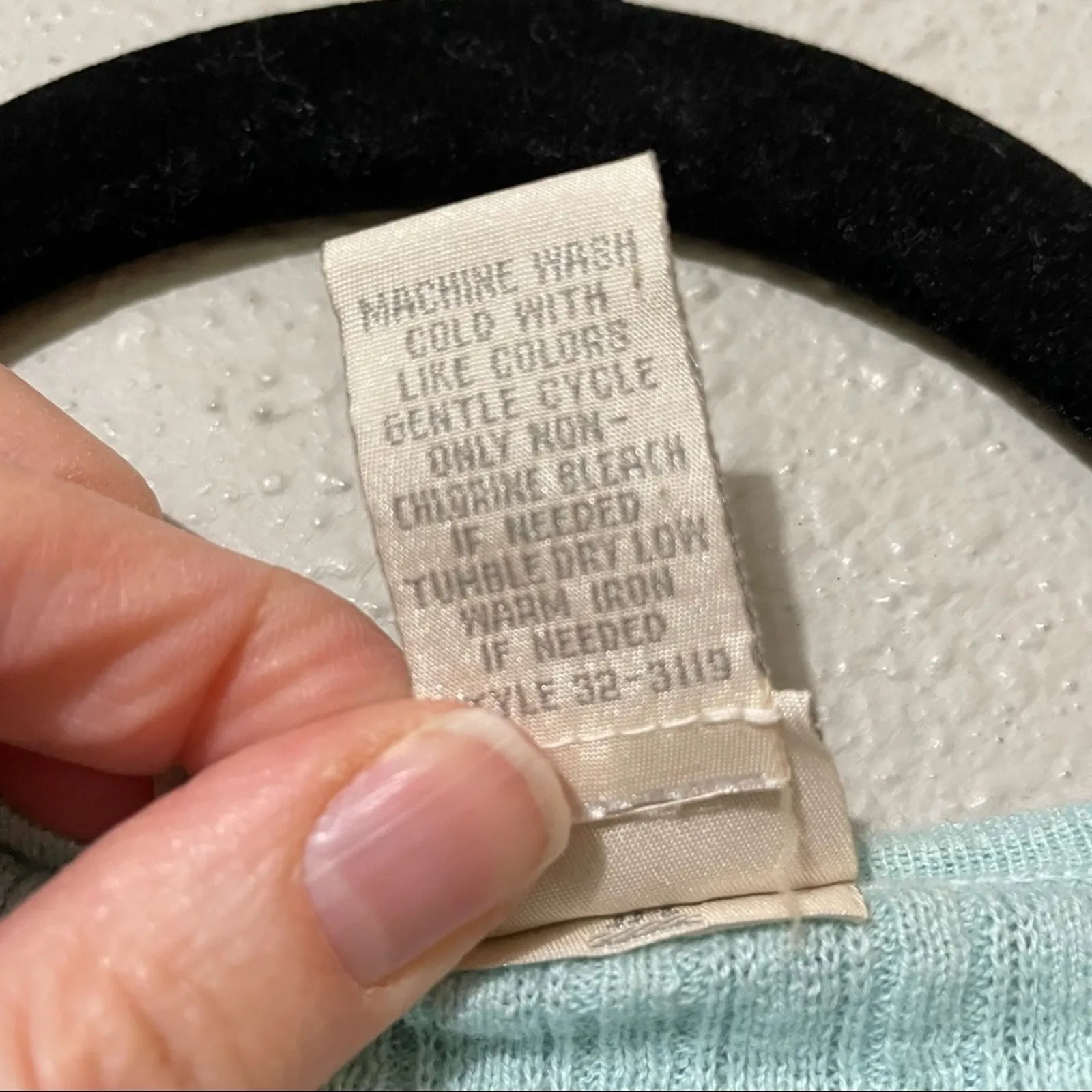 J Jill Teal Knit Button Down Cardigan Sweater Womens L Cable Preppy Blue Classic Size L - Image 3