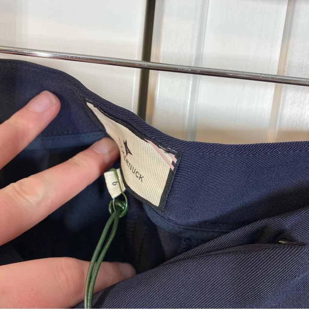 TUCKERNUCK navy Pleated Duncan Trouser size 6 NWT‎ workwear office career preppy - Image 6