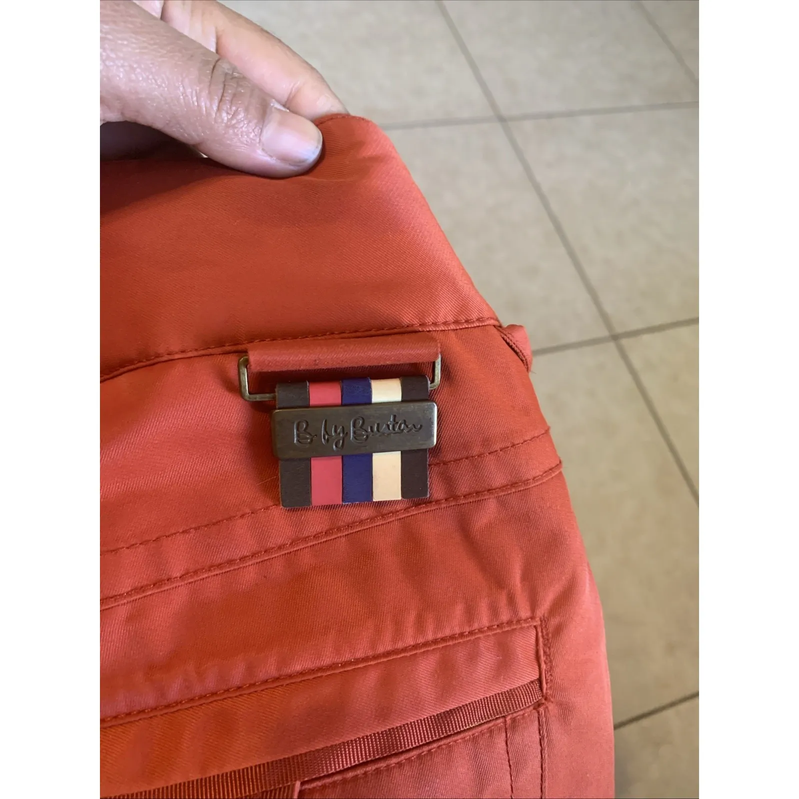 B By Burton Brown Nylon Snowboard Ski Cargo Pants Dry Ride Size XS Women Flare - Image 6