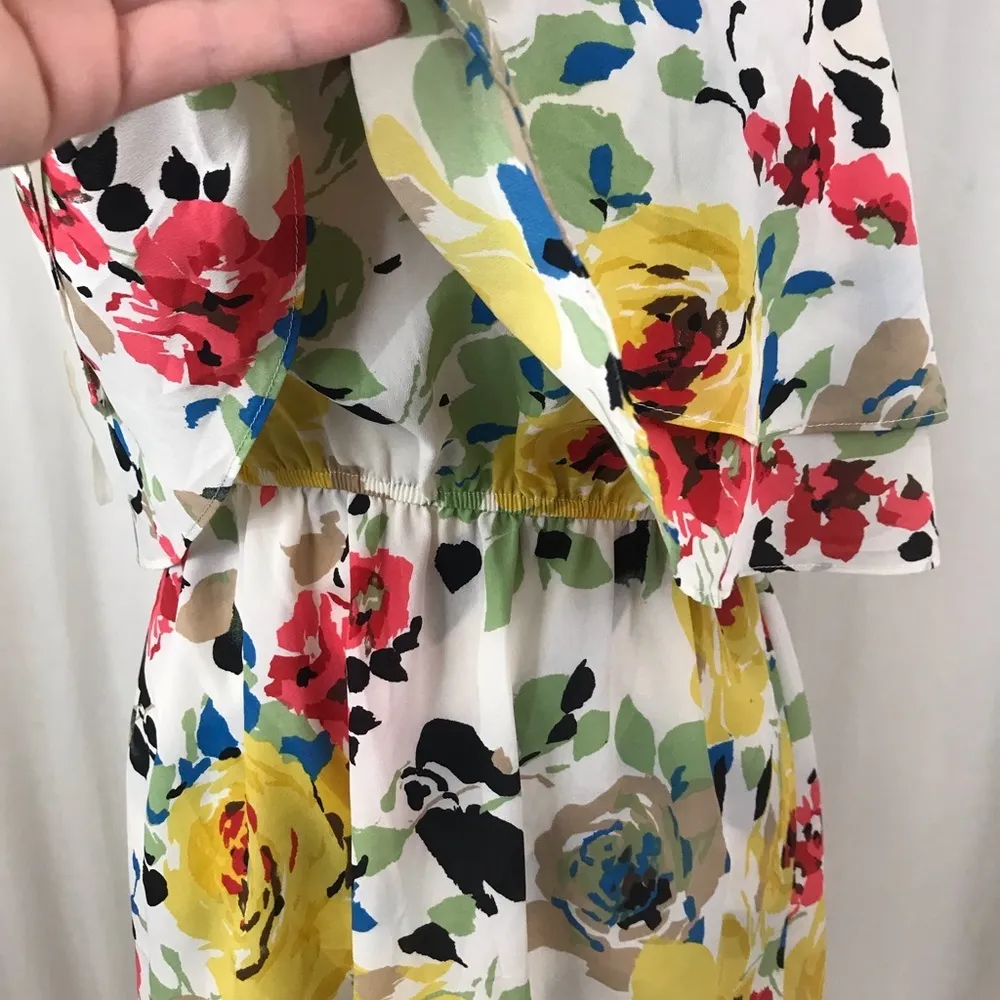 P • Luca Milano Flounce Floral Mini Dress - Image 8