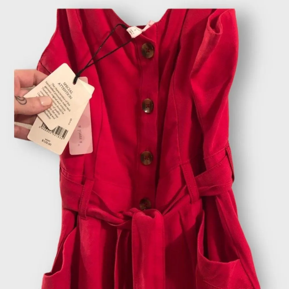 A loves A NWT Red Button-Up Jumpsuit - Image 6