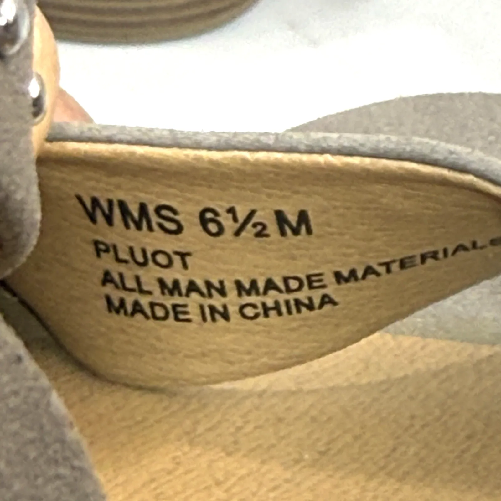 NEW REPORT Gray High Heels Open Toe Ankle Strap Platform Sandals Size 6.5 - Image 14