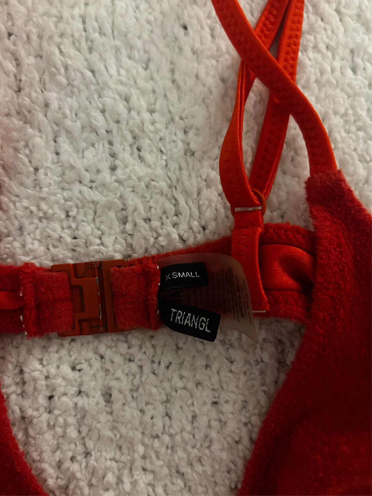 Triangl Red Bikini W/ Bag - Image 2