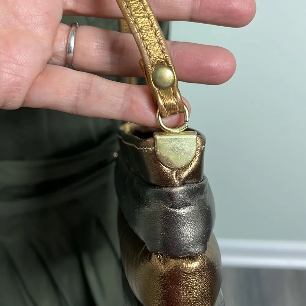 Metallic bar bag Gold - Image 3