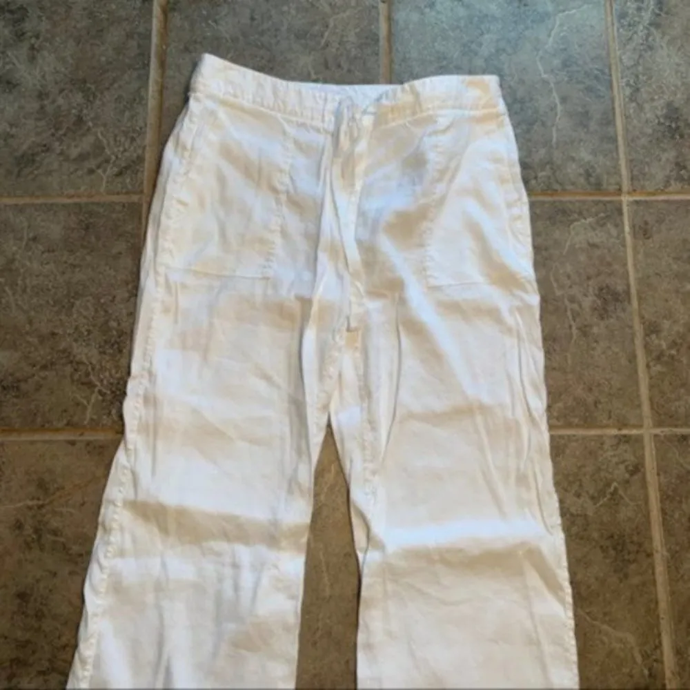 Nordstrom Signature Drawstring Waist Pants White - Image 7