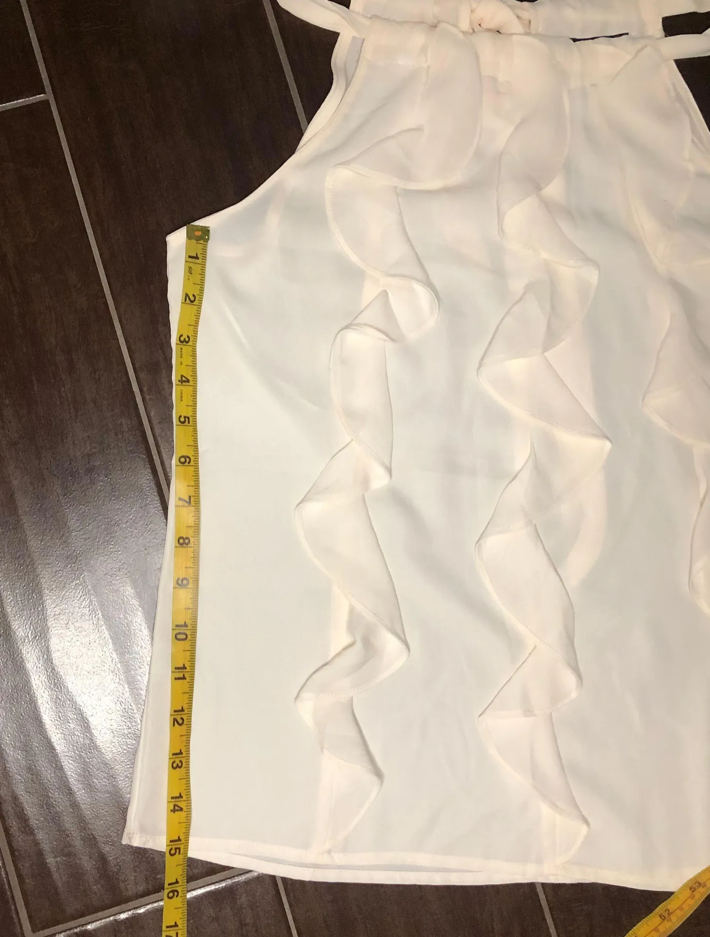 ivory blouse sz medium - Image 5