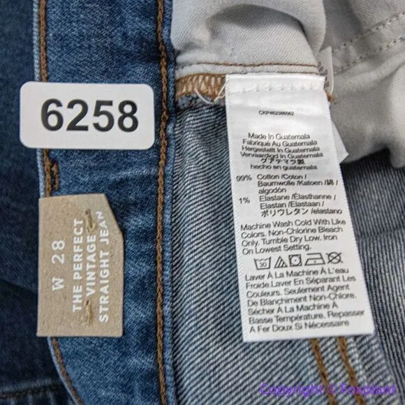 NEW Madewell‎ Perfect Vintage Straight Jean in Mayfield Wash, NG251, 28 - Image 16