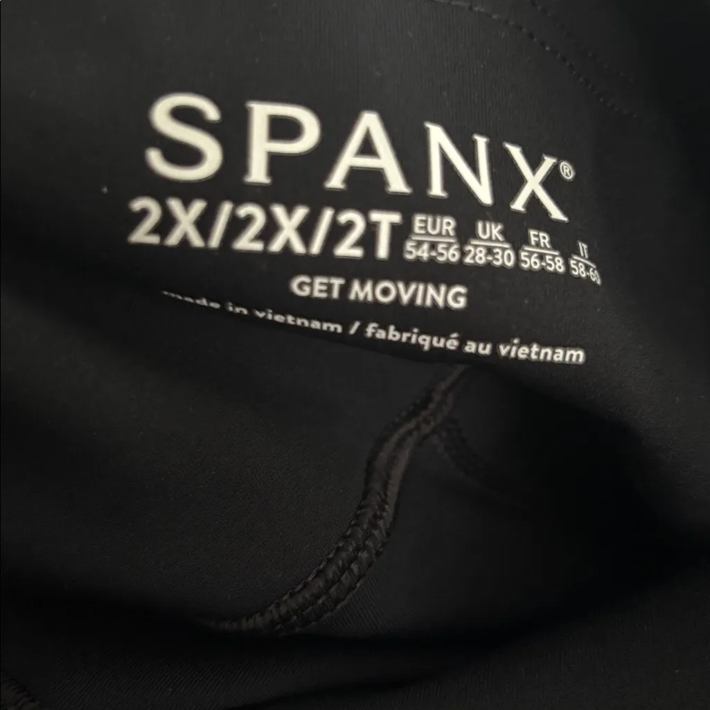 SPANX The Get Moving Pleated Skort Sz 2XL  14" Very Black Active Tennis Golf - Image 4