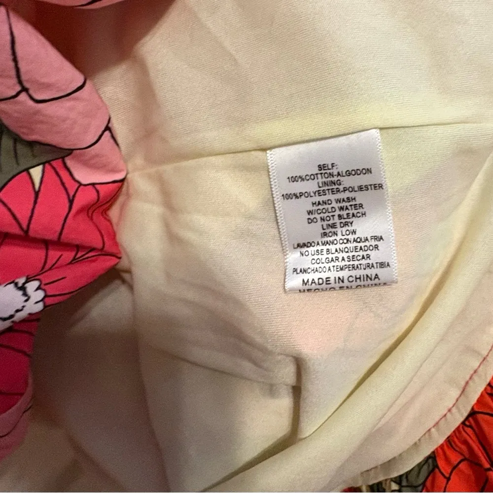 Listicle Flower Print Button Front Bubble Mini
Dress - Image 5