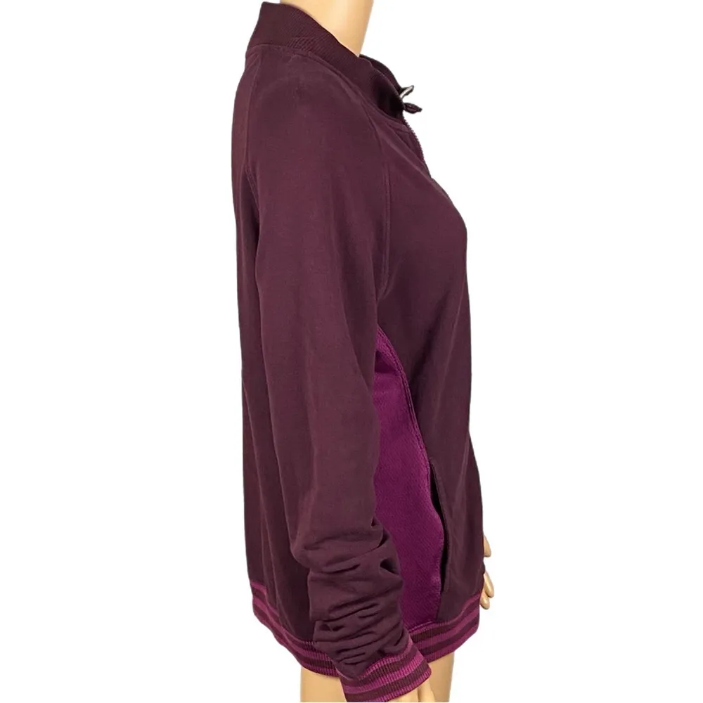 NIKE AIR  maroon fleece with Jordan logo and Pockets. Size Medium. VGUC - Image 5