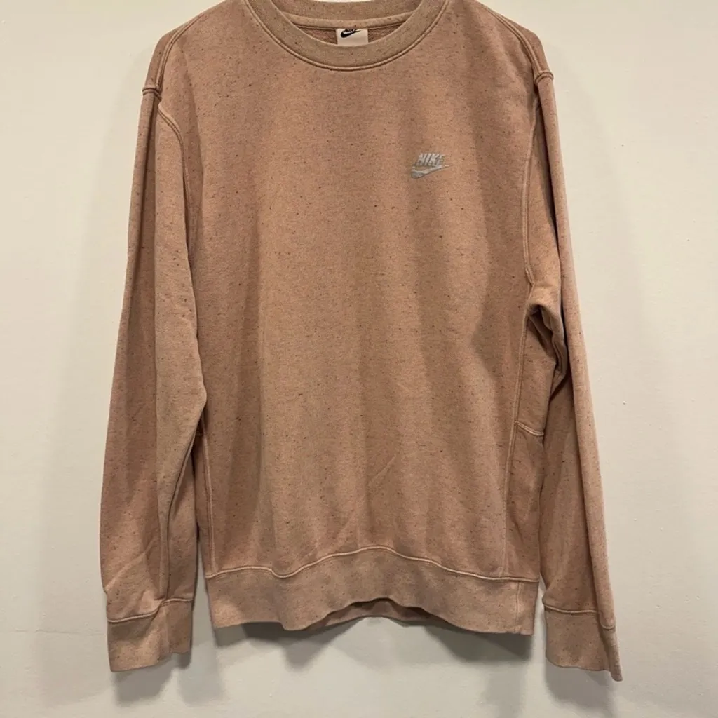 Nike Light pink dusty rose Crewneck athletic athleisure Sweatshirt size small - Image 7