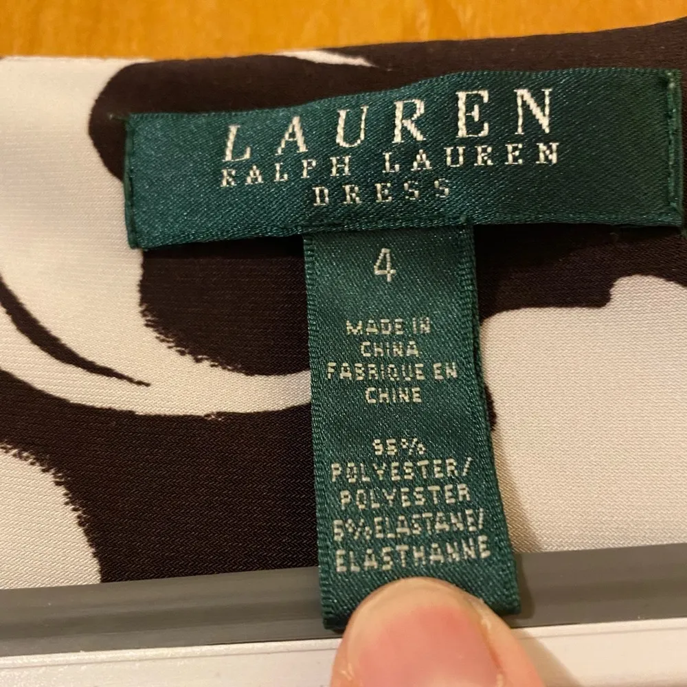 Lauren Ralph Lauren Brown White Floral Dress 4 - Image 7