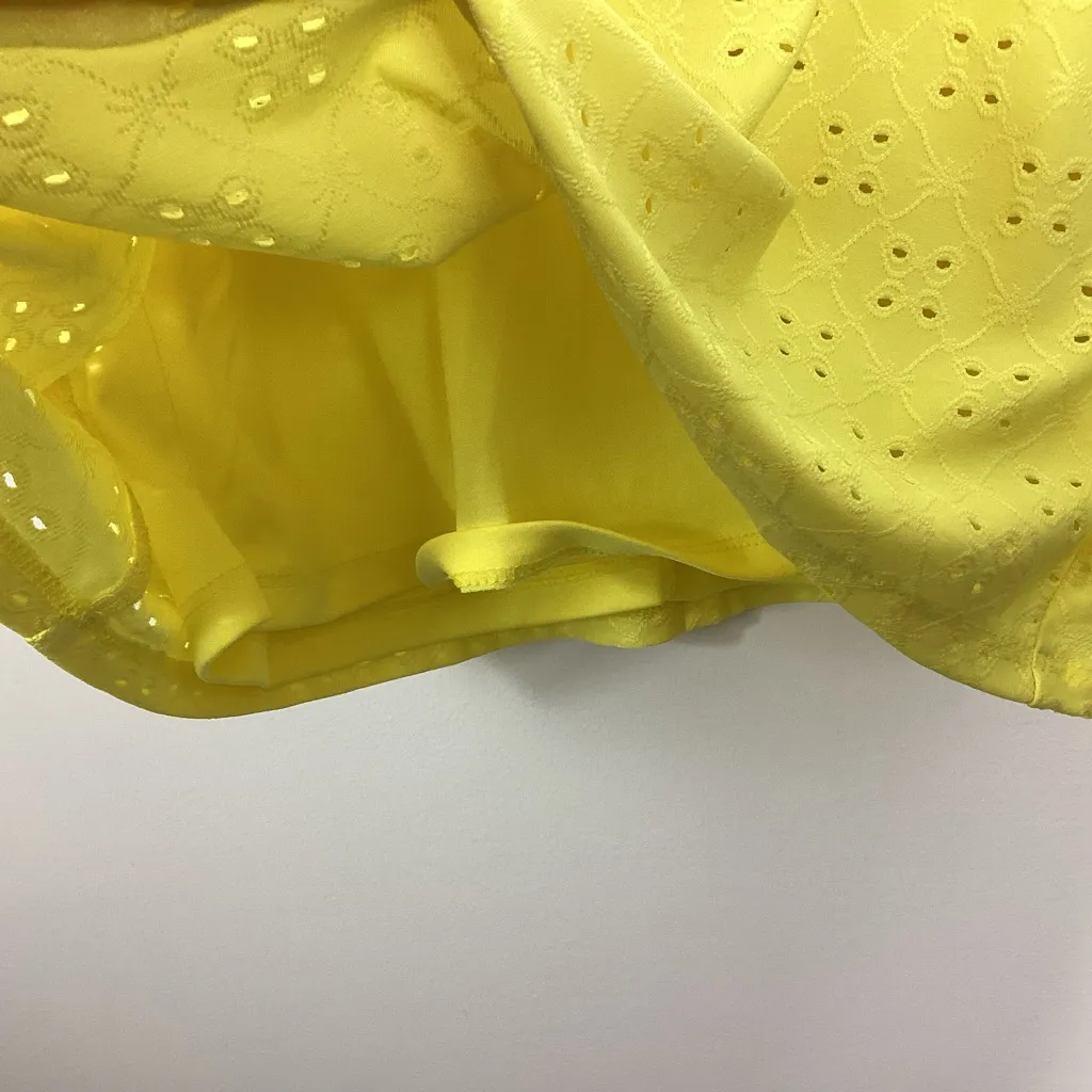 CeCe Eyelet Puffed Sleeves Blouse Size Small - Image 3