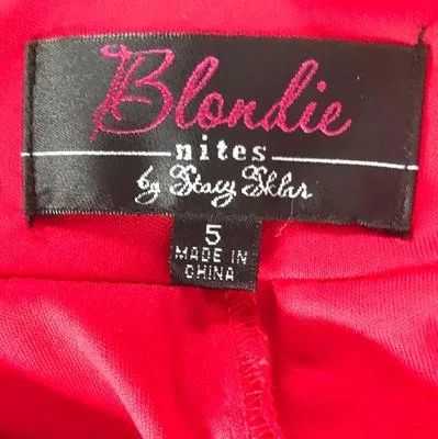 Red/Pink Prom Dress - Image 4