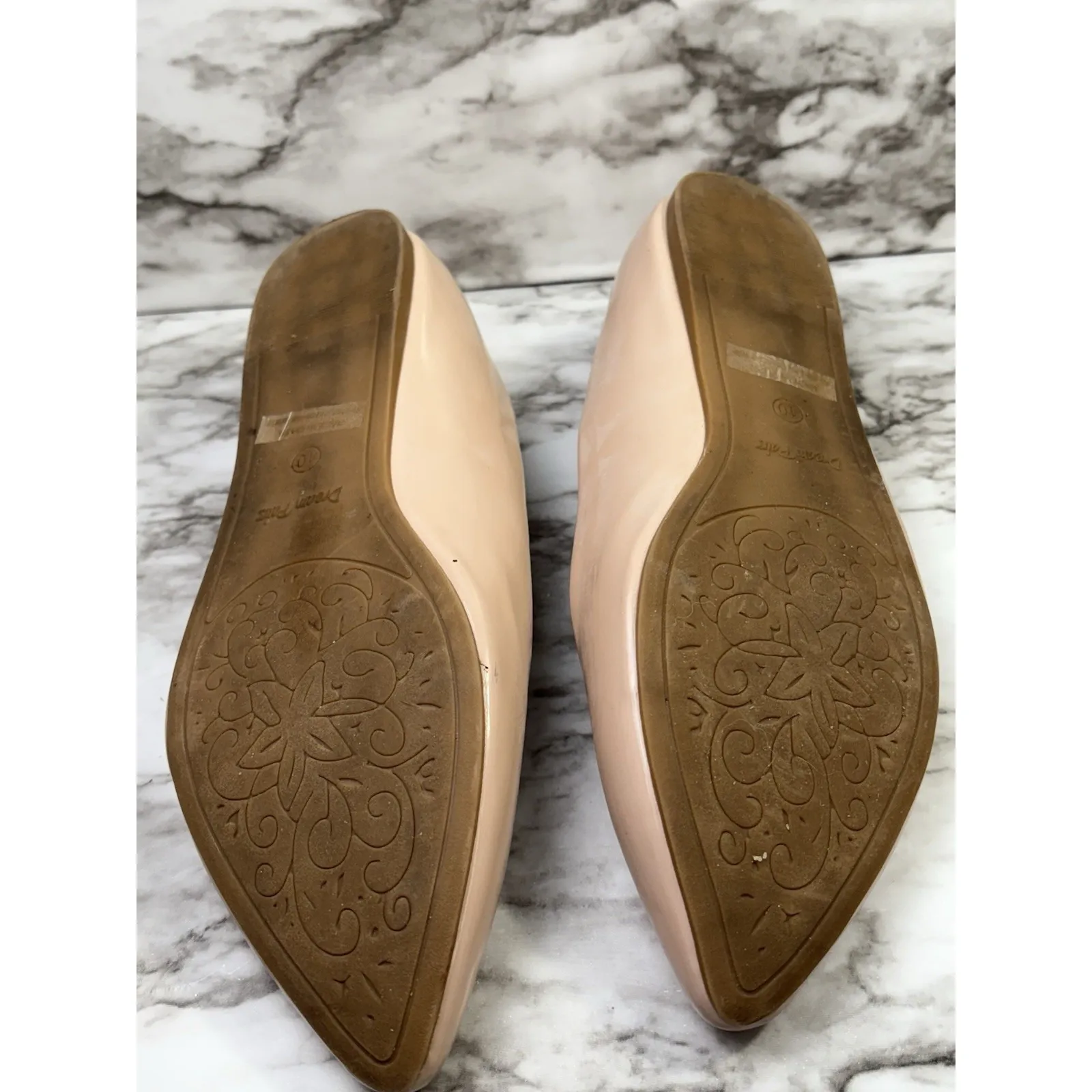 Dream Pairs Nude Patent Ballet Flats Womens Size 10 Slip On Dress Shoe Classic - Image 7