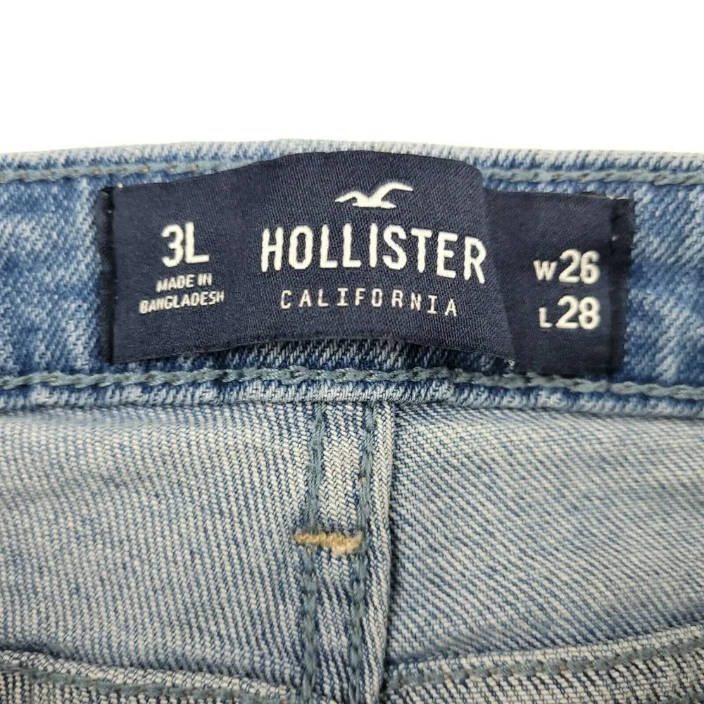Hollister High Rise Crop Super Skinny Women Distressed Size 26 (26x27) - Image 6