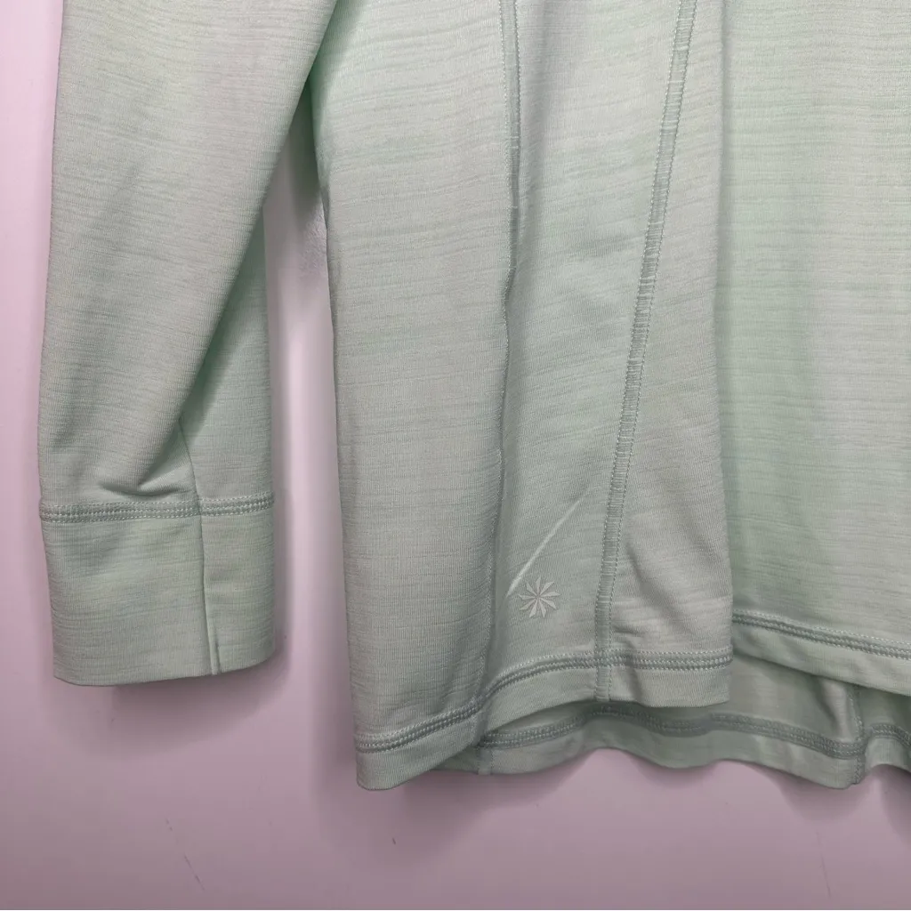 Athleta Pacifica UPF 50+ Long Sleeve Top in Mint Sorbet Size Medium - Image 5
