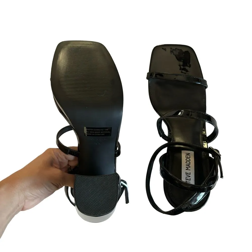 Steve Madden Women’s Sarina Platform Strappy Heel Sandals Size 10 - Image 7