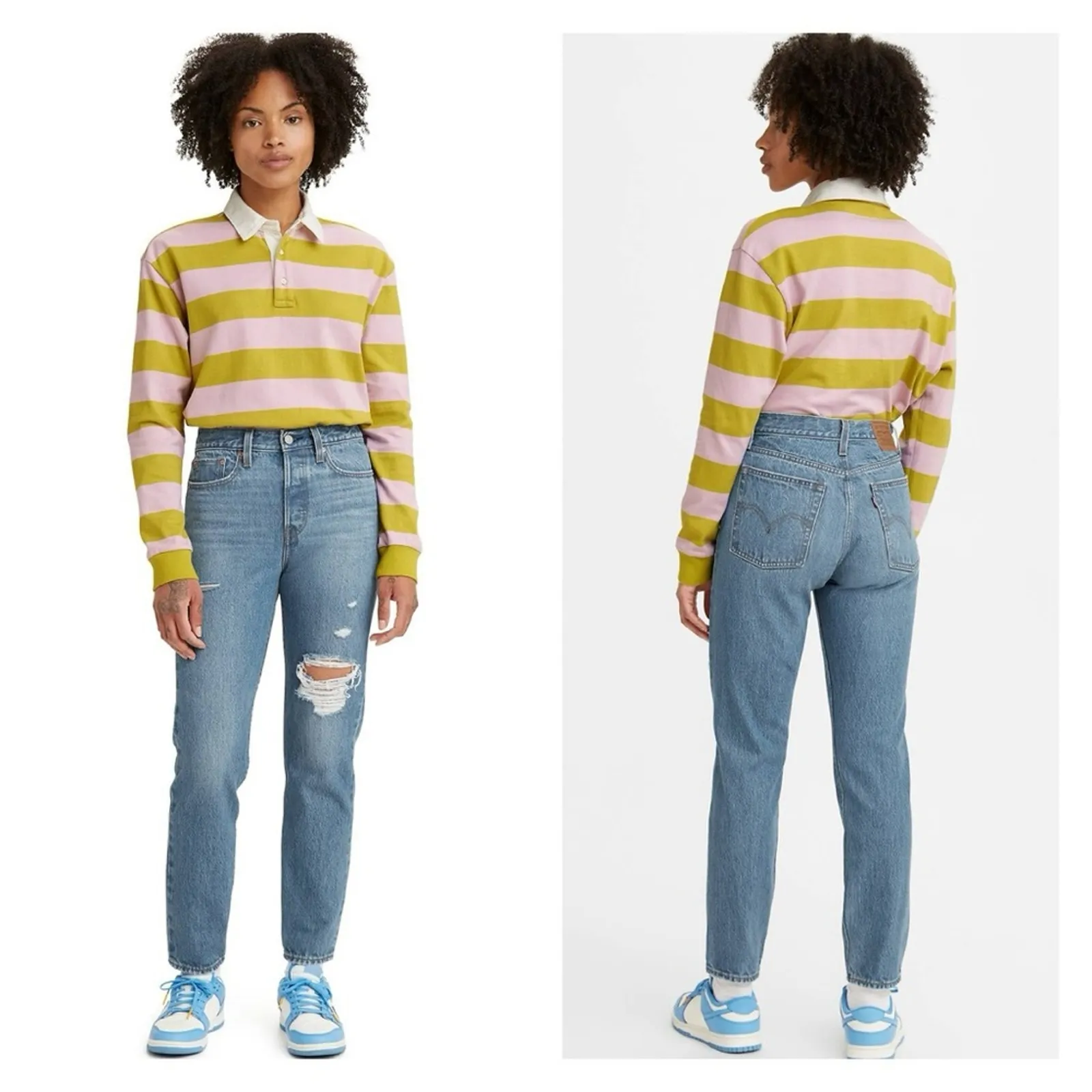 NWT Levi’s Wedgie Icon Straight Leg Jeans‎ 29 Athens Asleep - Image 2