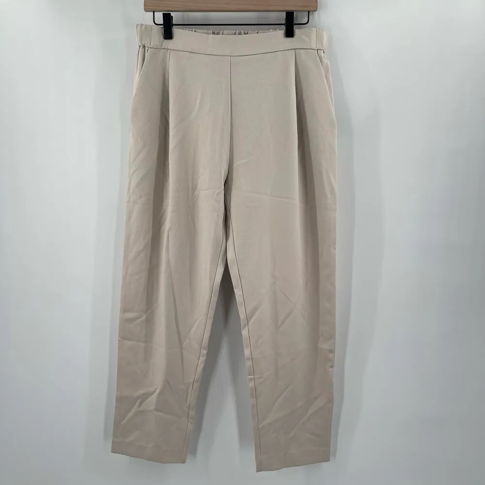 NEW MODERN CITIZEN Jackson Pants Large PullOn Stretch Pleated Trouser Taper NWOT - Image 8