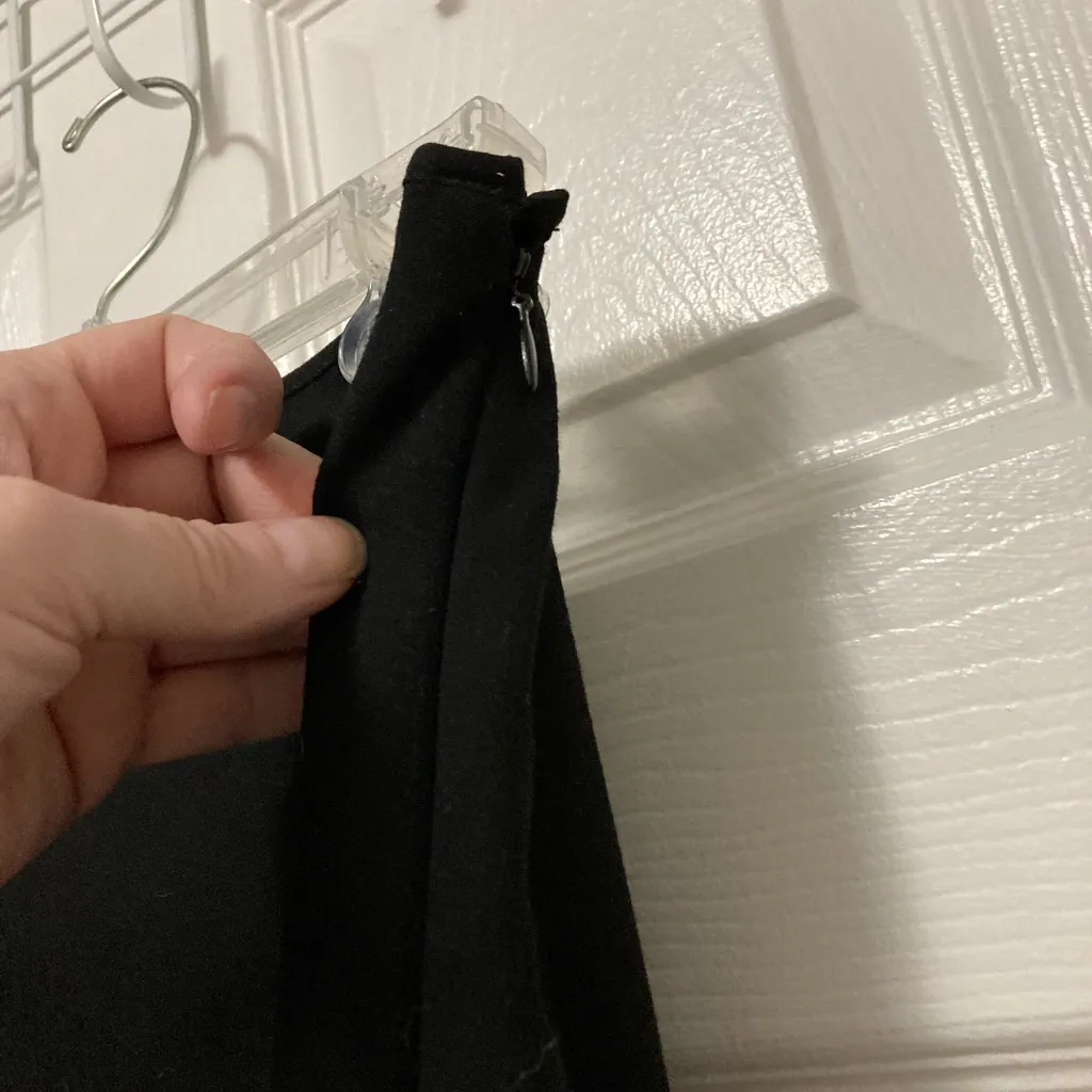 I.N.C. International Concepts Black Raised Floral Lace Appliqué Skirt - Image 6